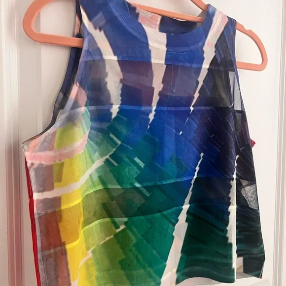 Zara Multicolor Tie-Dye Crop Top - Picture 3 of 7